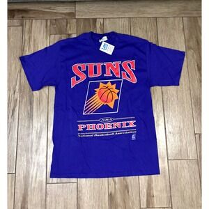 Vintage Phoenix‎ Suns NBA T Shirt NWT 90s Lee Sport Nutmeg Mills Graphic Large